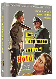 Der Hauptmann und sein Held (Blu-ray &amp; DVD im Mediabook), 1 Blu-ray Disc und 1 DVD
