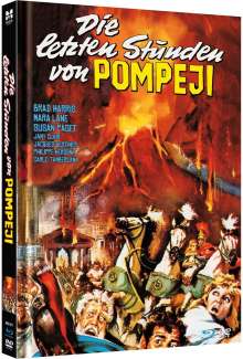 Die letzten Stunden von Pompeji (Blu-ray &amp; DVD im Mediabook), 1 Blu-ray Disc und 1 DVD