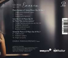 George Enescu (1881-1955): Klaviersonaten op.24 Nr.1 &amp; 3, CD