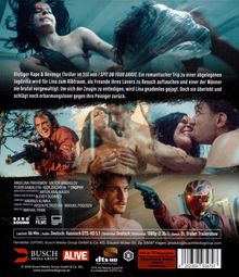 "Blutiger Rape & Revenge Thriller. Lina wird brutal vergewaltigt und rächt sich an ihren Peinigern. Bilder von Gewalt und Drama."