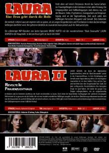 LAURA - Eine Frau geht durch die Hölle / LAURA II - Revolte im Frauenknast, 2 DVDs