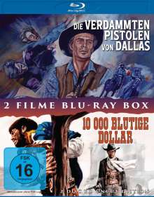 Die verdammten Pistolen von Dallas / 10.000 blutige Dollar (Blu-ray), 2 Blu-ray Discs