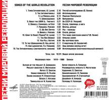 Songs fo the World Revolution Vol.1, CD