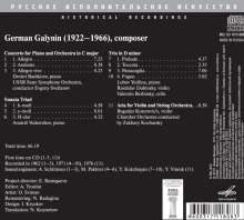 Hermann Galynin (1922-1966): Klavierkonzert C-Dur, CD