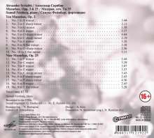 Alexander Scriabin (1872-1915): Mazurken opp.3 &amp; 25, CD