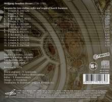 Wolfgang Amadeus Mozart (1756-1791): Kirchensonaten für Orgel, 2 Violinen &amp; Cello, CD