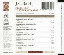 Johann Christian Bach (1735-1782): Cembalosonaten op.5 Nr.1,3,4 &amp; op.17 Nr.2,4,5, Super Audio CD