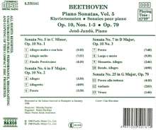 Ludwig van Beethoven (1770-1827): Klaviersonaten Nr.5-7,25, CD