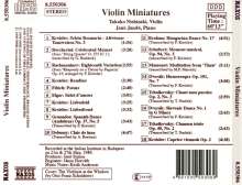 Takako Nishizaki - Miniaturen f.Violine, CD