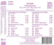 Joseph Haydn (1732-1809): Streichquartette Nr.5-8, CD