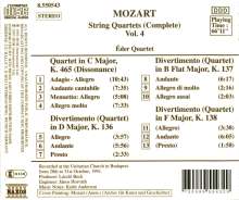Wolfgang Amadeus Mozart (1756-1791): Streichquartett Nr.19, CD