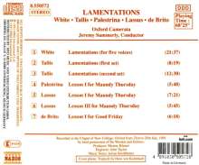 Oxford Camerata - Lamentations, CD