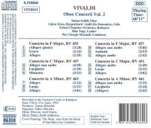 Antonio Vivaldi (1678-1741): Oboenkonzerte RV 447,451,455,457,461,463, CD