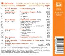 Musik für Saxophon &amp; Orgel "Bonbon", CD