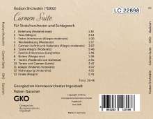 Rodion Schtschedrin (geb. 1932): Carmen-Suite für Schlagzeug &amp; Streicher, CD