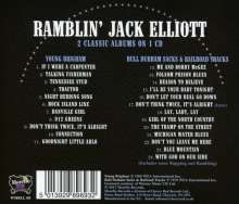 "Ramblin" Jack Elliot: Young Brigham / Bull Durham Sacks &amp; Railroad Tracks (2 Classic Albums On 1 CD), CD
