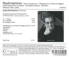 Sergej Rachmaninoff (1873-1943): Klavierkonzert Nr.1, CD