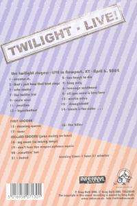 The Twilight Singers: Twilight Live 6.4.2004, DVD