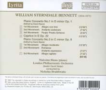 William Sterndale Bennett (1816-1875): Klavierkonzerte Nr.1 &amp; 3, CD