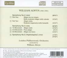 William Alwyn (1905-1985): Symphonien Nr.2,3,5, CD