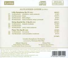 Alexander Goehr (geb. 1932): Little Symphony op.15, CD