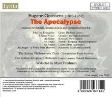 Eugene Goossens (1893-1962): Die Apocalypse (Oratorium), CD