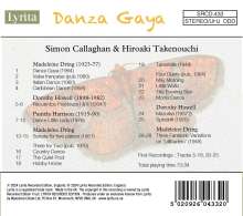 Simon Callaghan &amp; Hiroaki Takenouchi - Danza Gaya (Musik für 2 Klaviere), CD