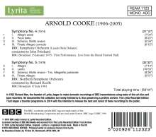Arnold Cooke (1906-2005): Symphonien Nr.4 &amp; 5, CD