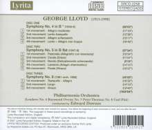 George Lloyd (1913-1998): Symphonien Nr.4,5,8, 3 CDs