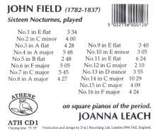 John Field (1782-1837): Nocturnes Nr.1-16, CD
