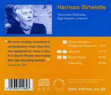 Harrison Birtwistle (1934-2022): Secret Theatre, CD