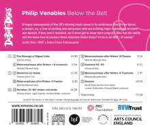 Philip Venables (geb. 1979): Werke "Below the Belt", CD