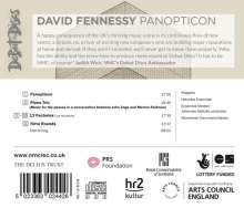 David Fennessy (geb. 1976): Klaviertrio, CD