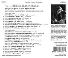 Wilhelm Backhaus - HMV Recordings 1925-1937, 2 CDs