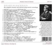 Wilhelm Backhaus Edition - The Complete acoustic and selected early electric Recordings, 3 CDs