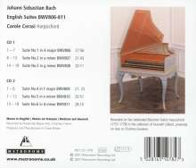 Johann Sebastian Bach (1685-1750): Englische Suiten BWV 806-811, CD