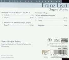 Franz Liszt (1811-1886): Orgelwerke, Super Audio CD