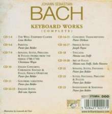 Johann Sebastian Bach (1685-1750): Klavierwerke (Gesamtaufnahme/Brilliant), 23 CDs