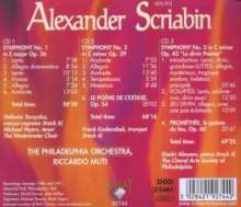 Alexander Scriabin (1872-1915): Symphonien Nr.1-3, 3 CDs