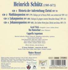 Heinrich Schütz (1585-1672): Heinrich Schütz Edition Vol.3, 4 CDs