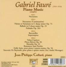 Gabriel Faure (1845-1924): Sämtliche Klavierwerke, 4 CDs