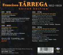 Francisco Tarrega (1852-1909): Gitarrenwerke "Guitar Edition", 4 CDs