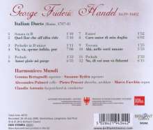 Georg Friedrich Händel (1685-1759): Italienische Duette, CD