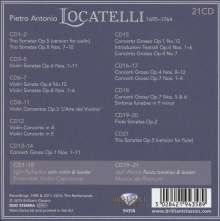 Pietro Locatelli (1695-1764): Locatelli Complete Edition, 21 CDs