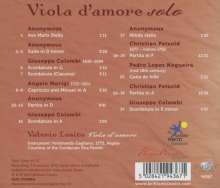 Musik für Viola d'amore solo, CD