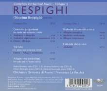 Ottorino Respighi (1879-1936): Sämtliche Orchesterwerke Vol.3, 2 CDs