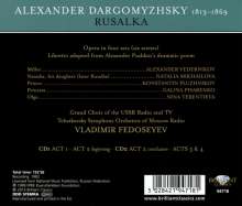 Alexander Dargomyschsky (1813-1869): Russalka, 2 CDs