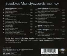 Eusebius Mandyczewski (1857-1929): Lieder, CD