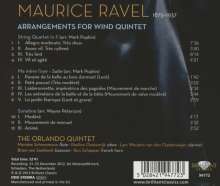 Maurice Ravel (1875-1937): Streichquartett F-dur (Fassung für Bläserquintett), CD