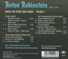 Anton Rubinstein (1829-1894): Werke für Klavier 4-händig Vol.1, CD